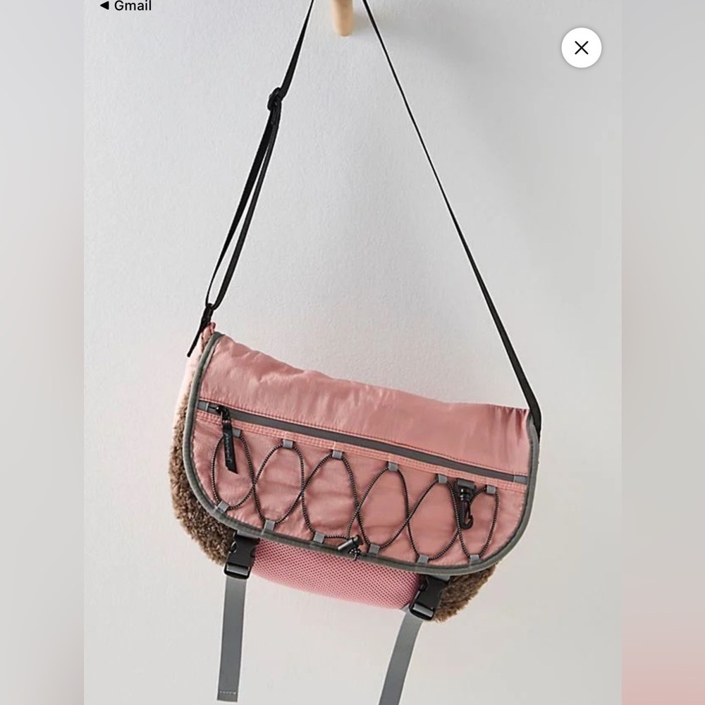 Free People Playoff Messenger Sherpa Bag